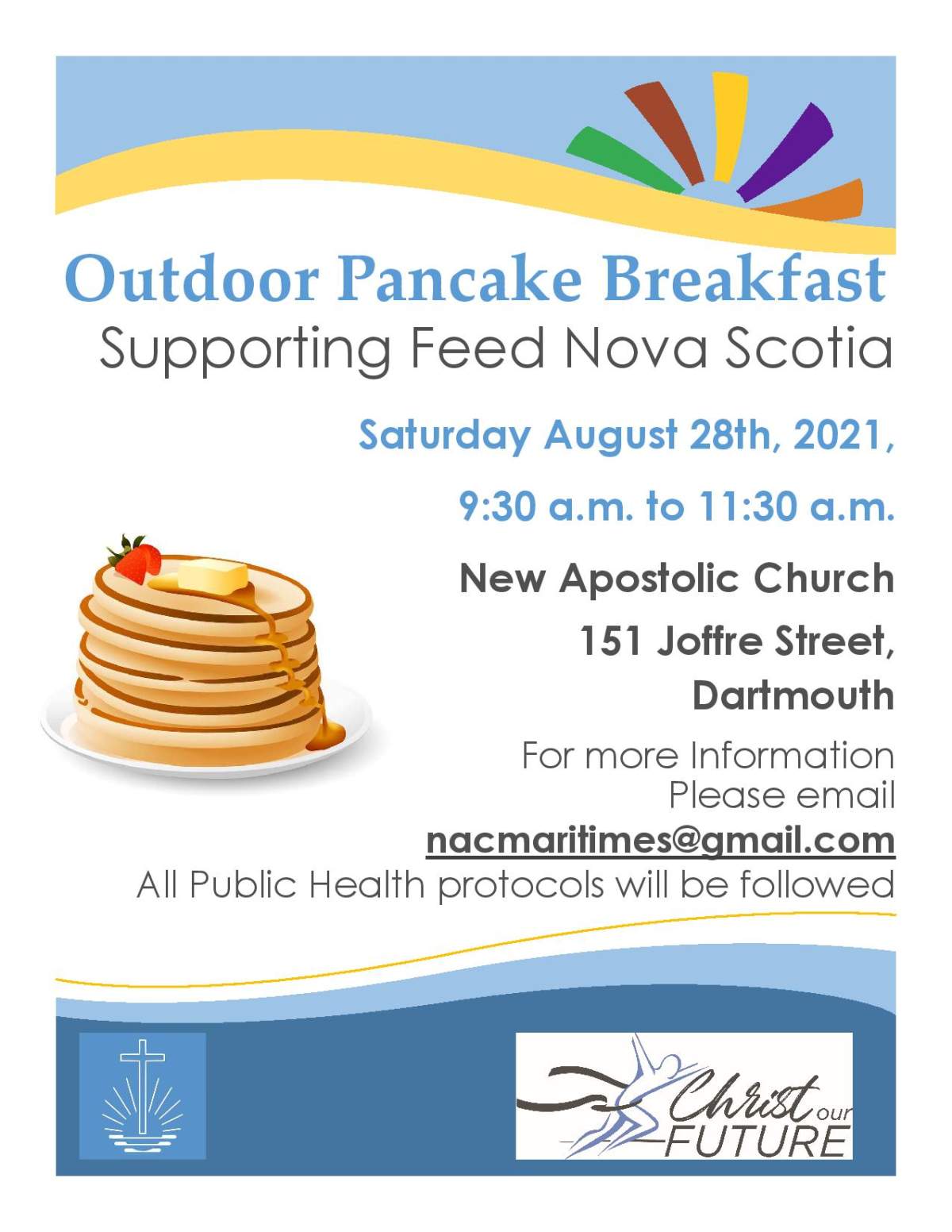 Outdoor Community Pancake Breakfast for Feed NS - image