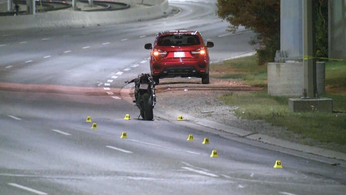 Emergency crews respond to a fatal motorcycle crash on Memoiral Drive on Friday, Aug. 13. 