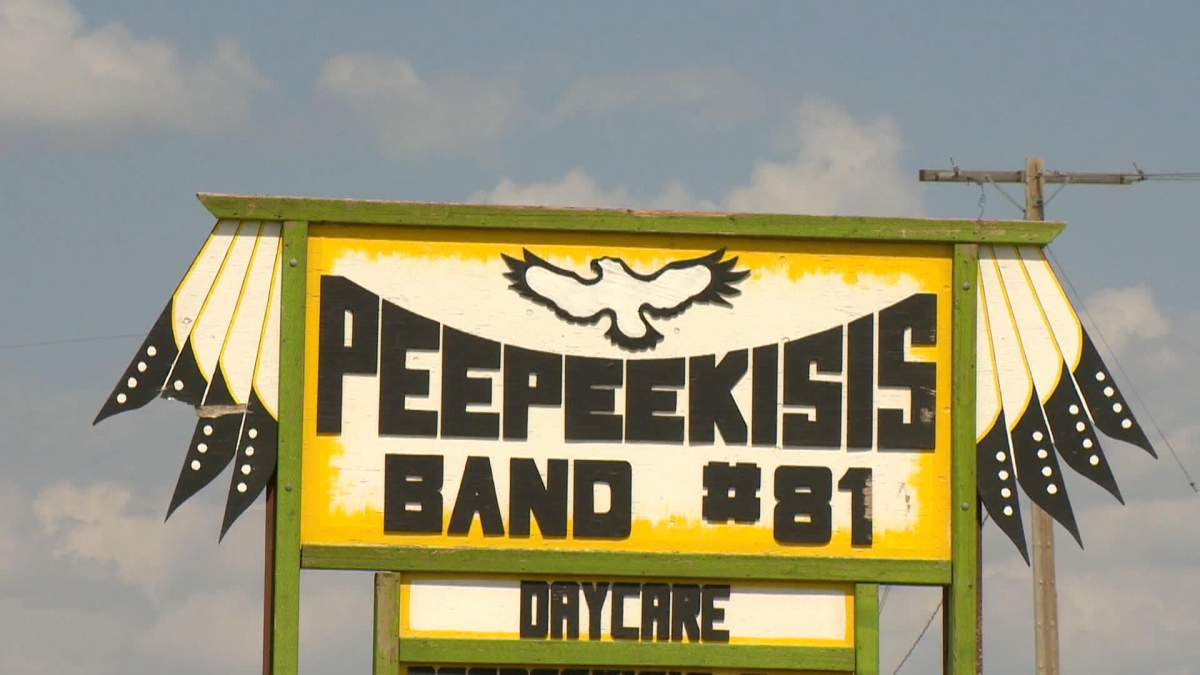 The federal government apologizes to the Peepeekisis Cree Nation for a plan that appropriated lands without consent and relocated residential school grads to the community to farm.