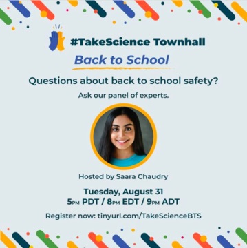 #TakeScience Townhall Back To School with ScienceUpFirst - image