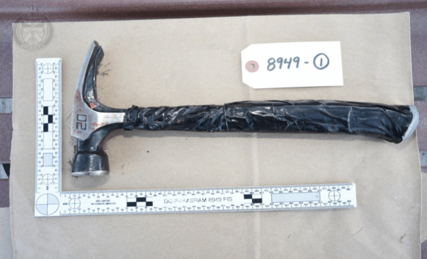 Hammer used by Toronto ISIS supporter.
