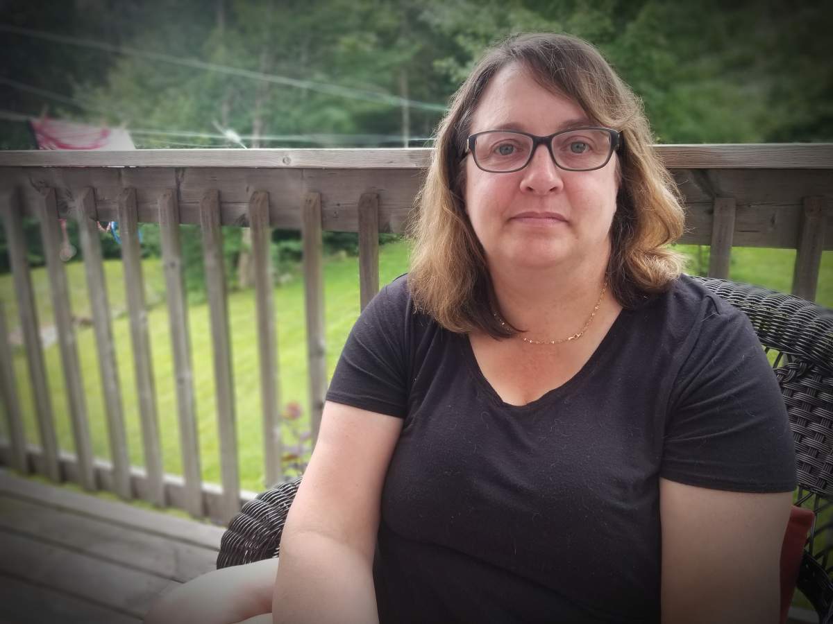 Stacey Rudderham is co-chair of Nova Scotia Parents for Public Education, an online group with more than 18,000 parent, grandparent and teacher members in the province. She’s seen here in Fall River, N.S., on Aug. 10, 2021.