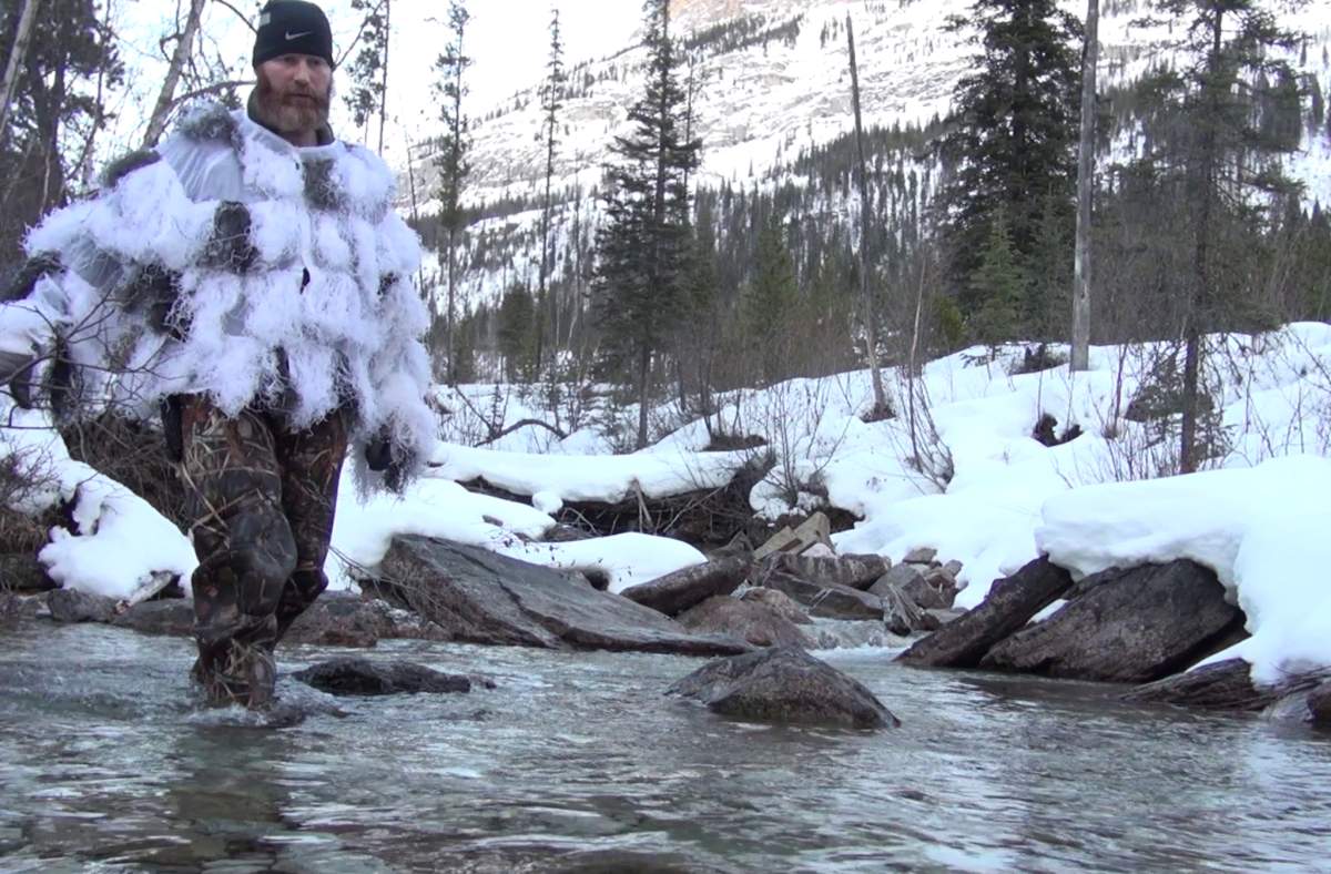 Todd Standing pictured here during a sasquatch hunt in Radium, B.C., 2012