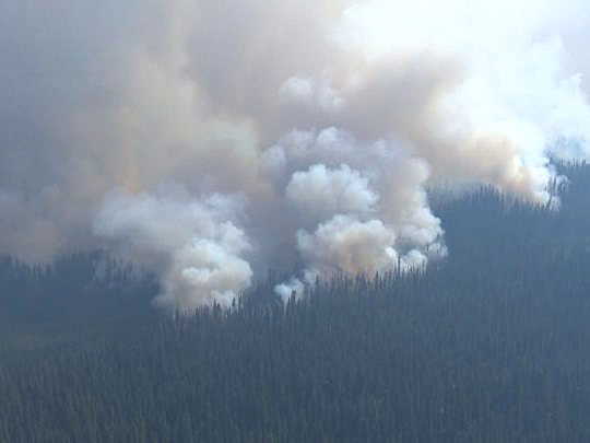 The White Rock Lake wildfire in B.C.’s Southern Interior is now estimated to be more than 78,000 hectares.