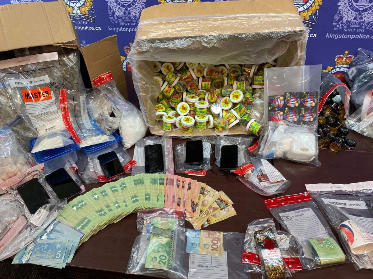 $600K worth of various drugs, cash seized in Kingston trafficking investigation - image