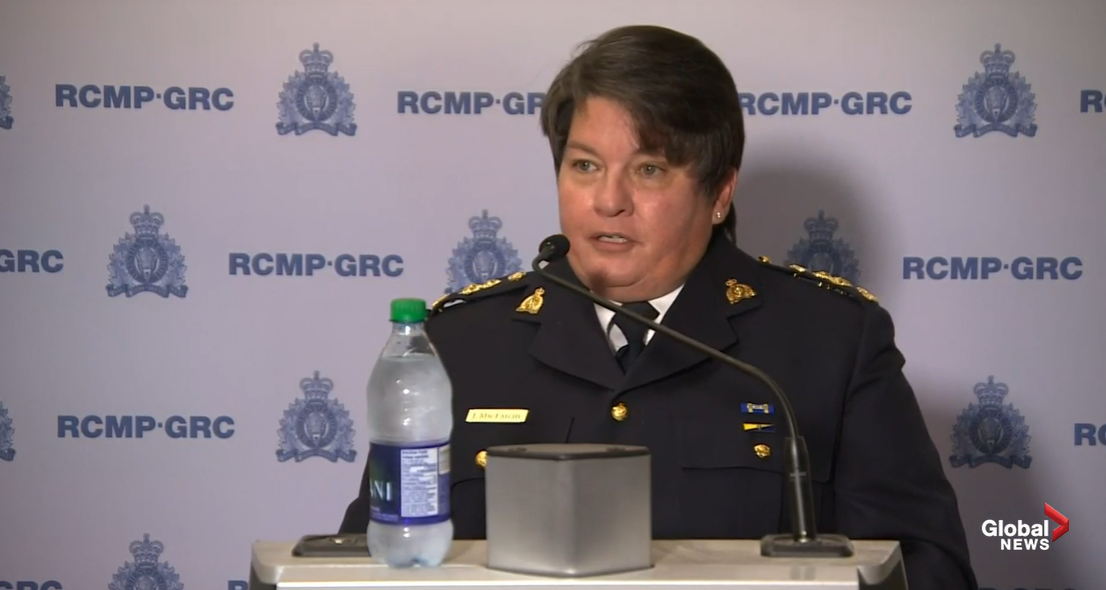 RCMP Manitoba commanding officer Jane MacLatchy discusses the arrest.