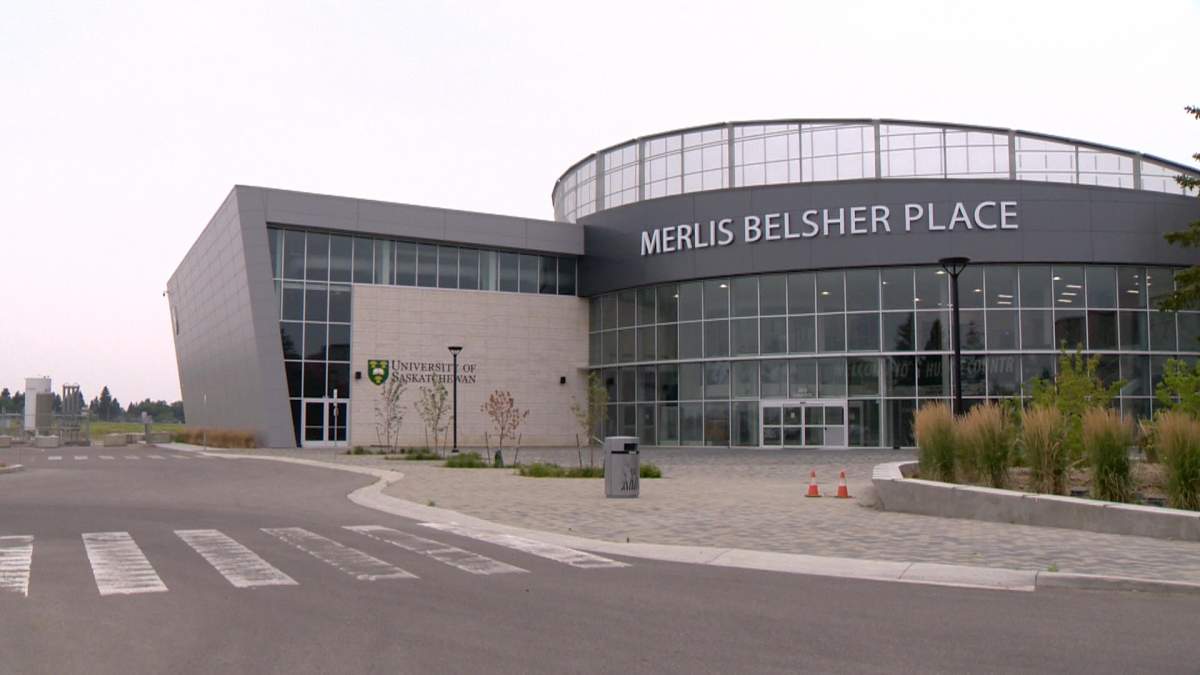 The home of Saskatchewan Huskies hockey is in transition after being a potential field hospital and COVID-19 immunization clinic.