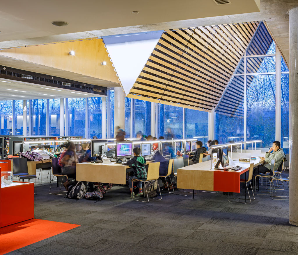 The Bibliothèque du Boisé, Montreal, Canada.
