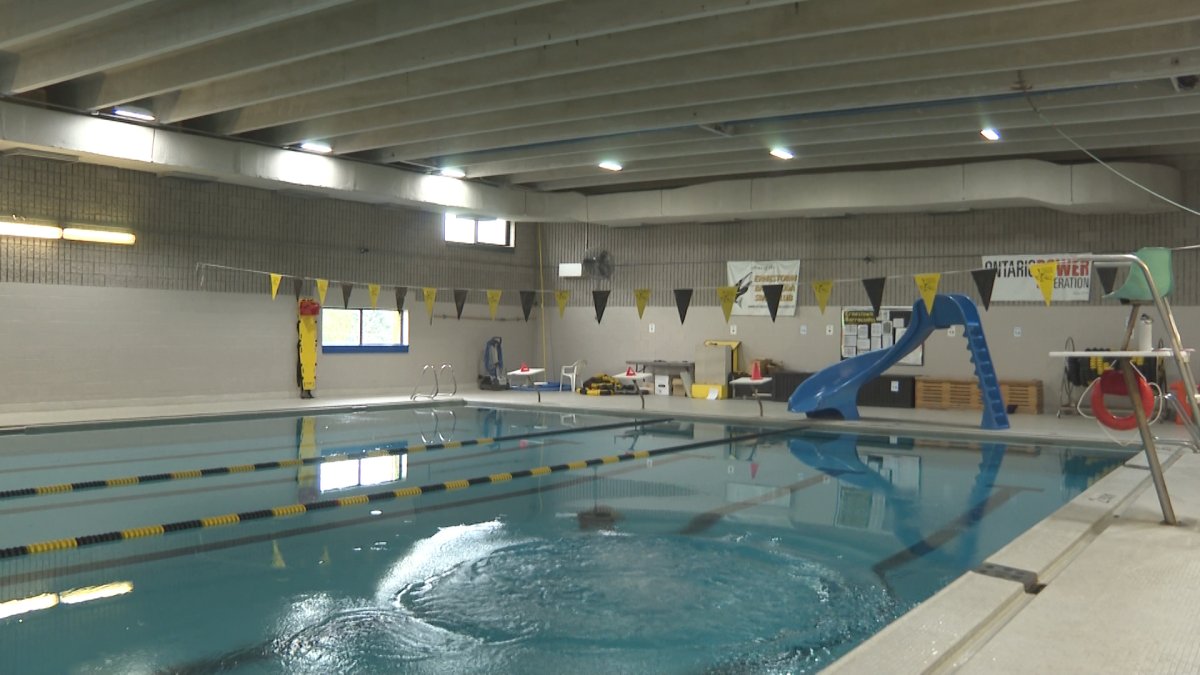 Swimming pool at the W.J. Henderson Rec. Centre in Amherstview.