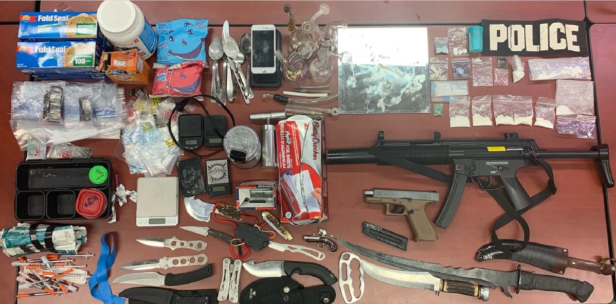 Contraband seized by Selkirk RCMP.