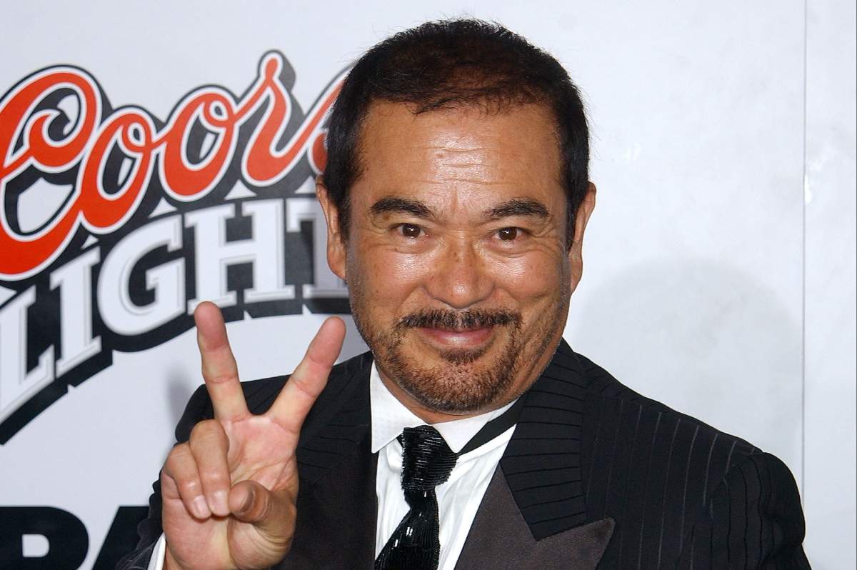 Sonny Chiba is shown during the "Kill Bill Vol. 1" premiere at Grauman's Chinese Theatre in Hollywood, Calif.