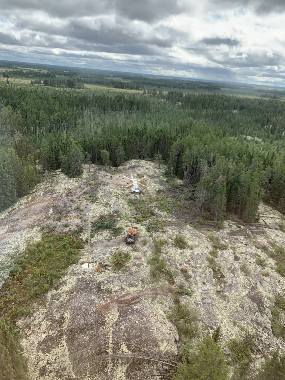 Manitoba Hydro Bloodvein staging area