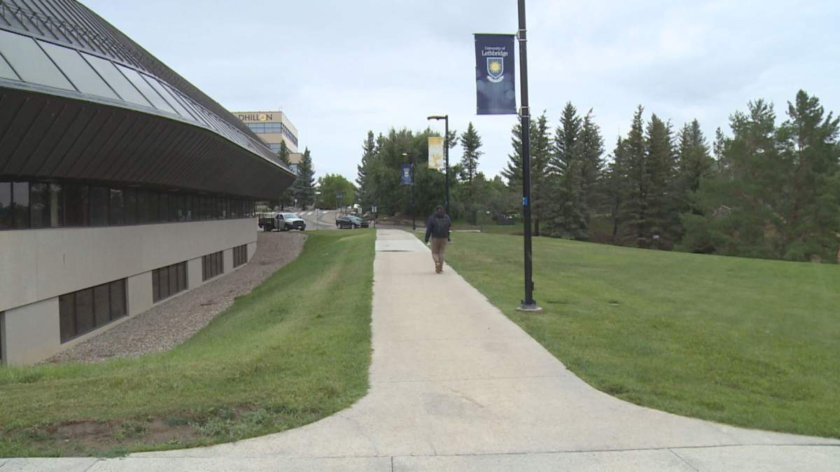 File photo of the University of Lethbridge.