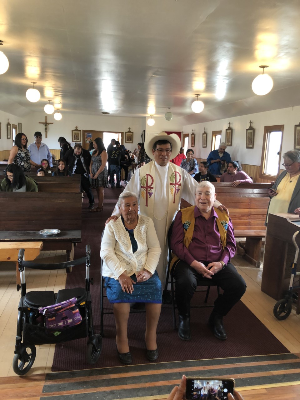 Veronica and William Duquette celebrated their 70 years of marriage on Saturday with friends and family.