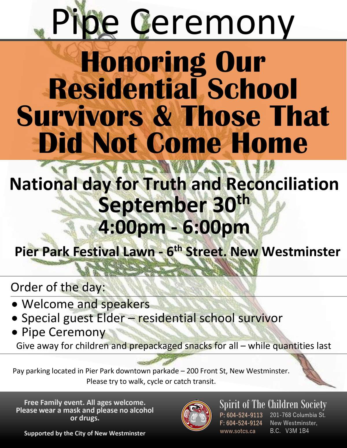 National Day for Truth and Reconciliation Pipe Ceremony - image
