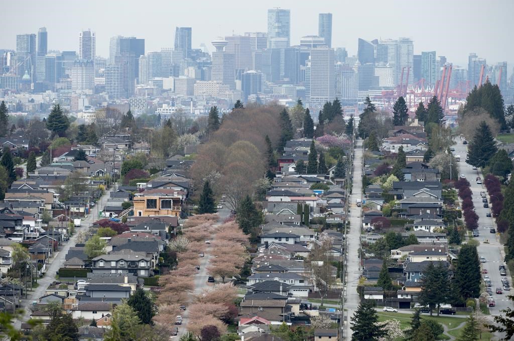 Homes are pictured in Vancouver, Tuesday, Apr. 16, 2019. 