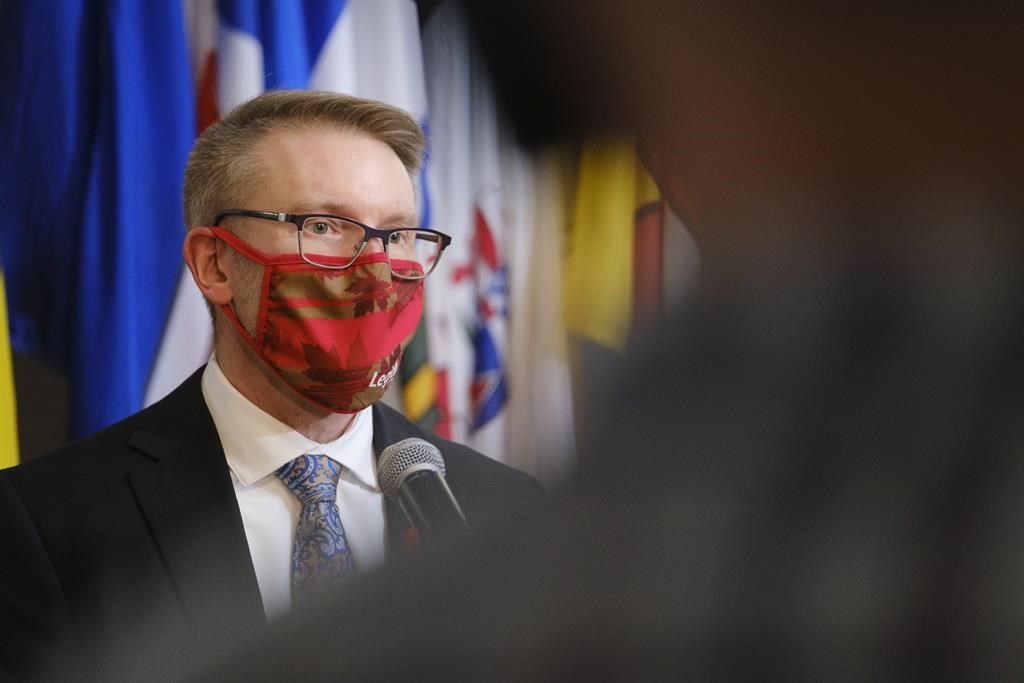 Seniors Minister Everett Hindley is shown at Government House in Regina on Monday, Nov. 9, 2020. The Saskatchewan Health Authority will continue to oversee all five Extendicare long-term care homes in the province for at least another month.