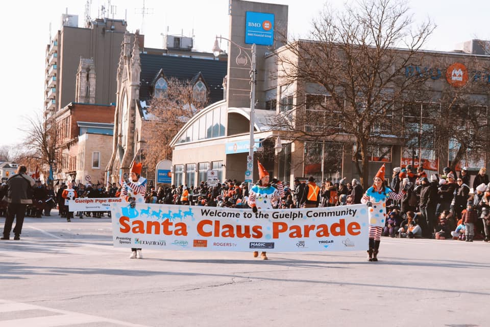 The downtown Guelph Santa Claus Parade has been cancelled. 