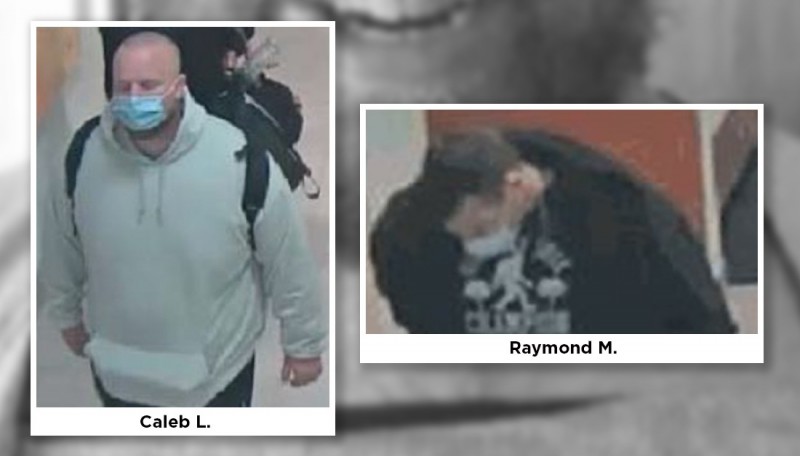 Police looking for two men who escaped St. Joe's West 5th Campus Tuesday. 