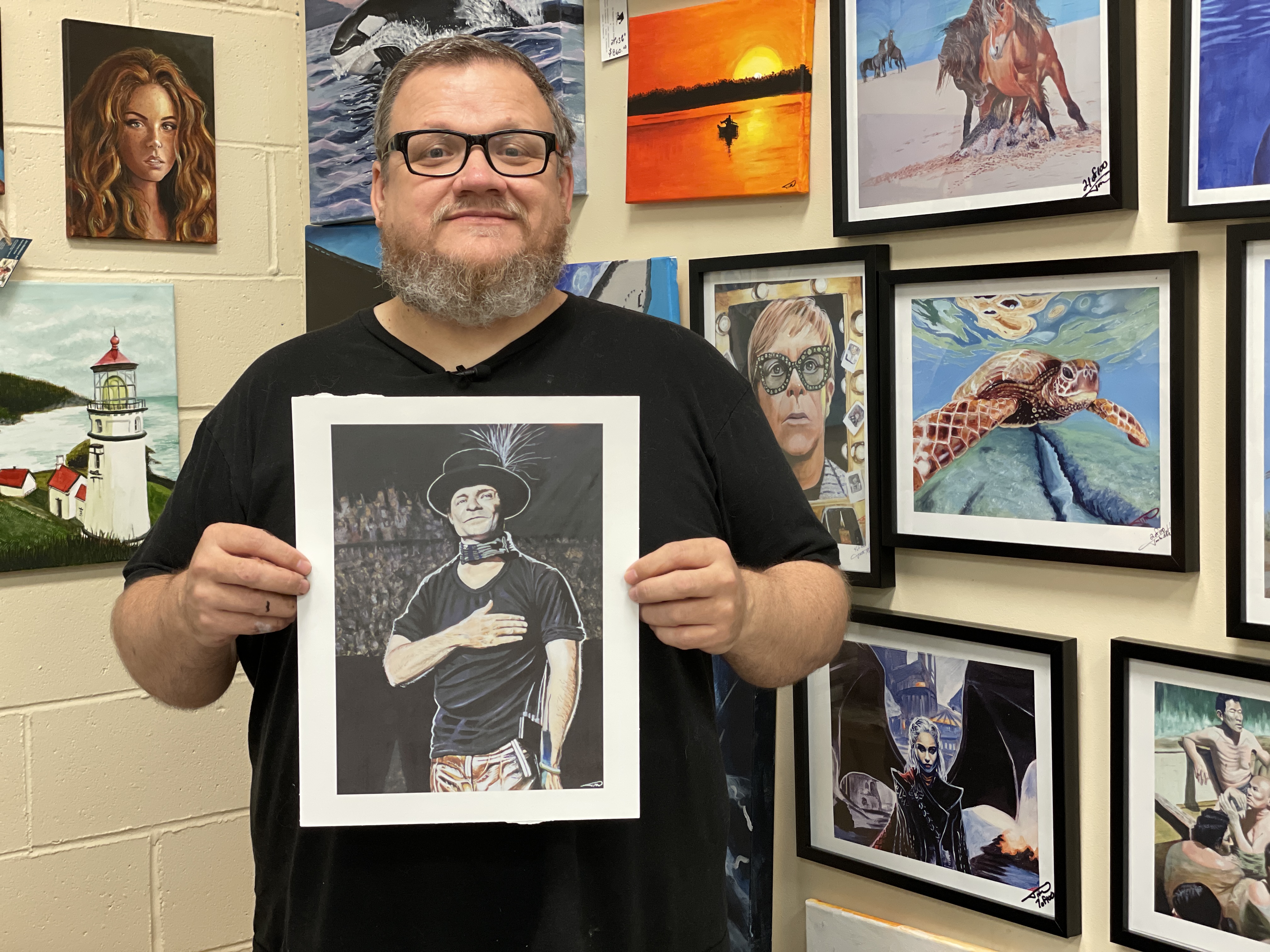 N.B. artist’s painting of Gord Downie featured in author Robin Sharma’s new book