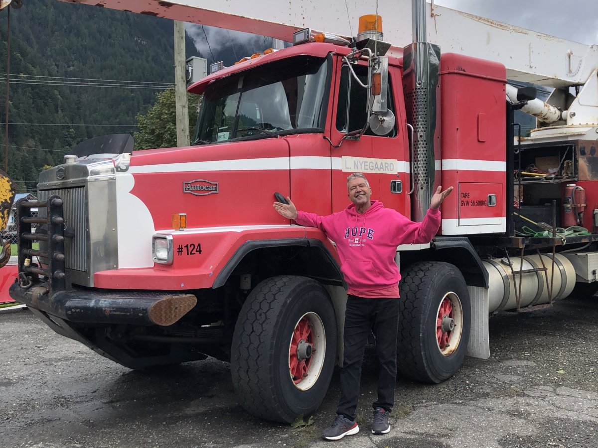 The organizer, Larry Nyegaard, says the convoy will run from Hope to Kamloops on Sept. 30.