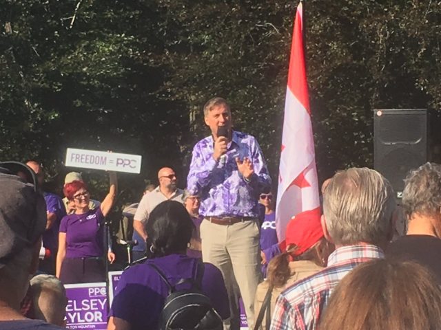 PPC leader Maxime Bernier rallies supporters in Hamilton - image
