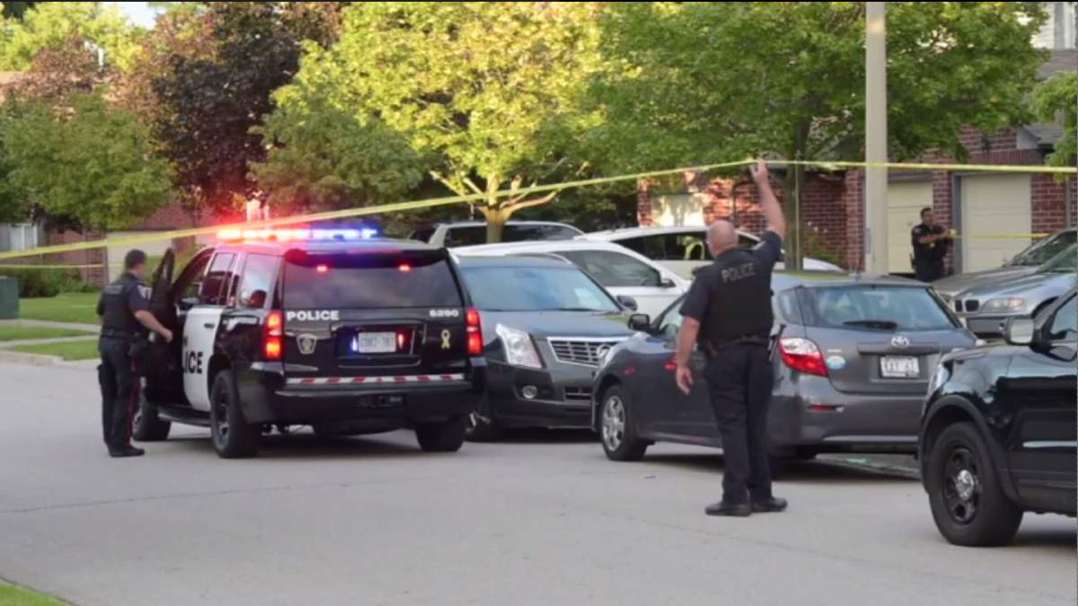 Halton Regional Police responded to reports of a shooting in the area of Maple Crossing Boulevard in Burlington on Sept. 9, 2021.