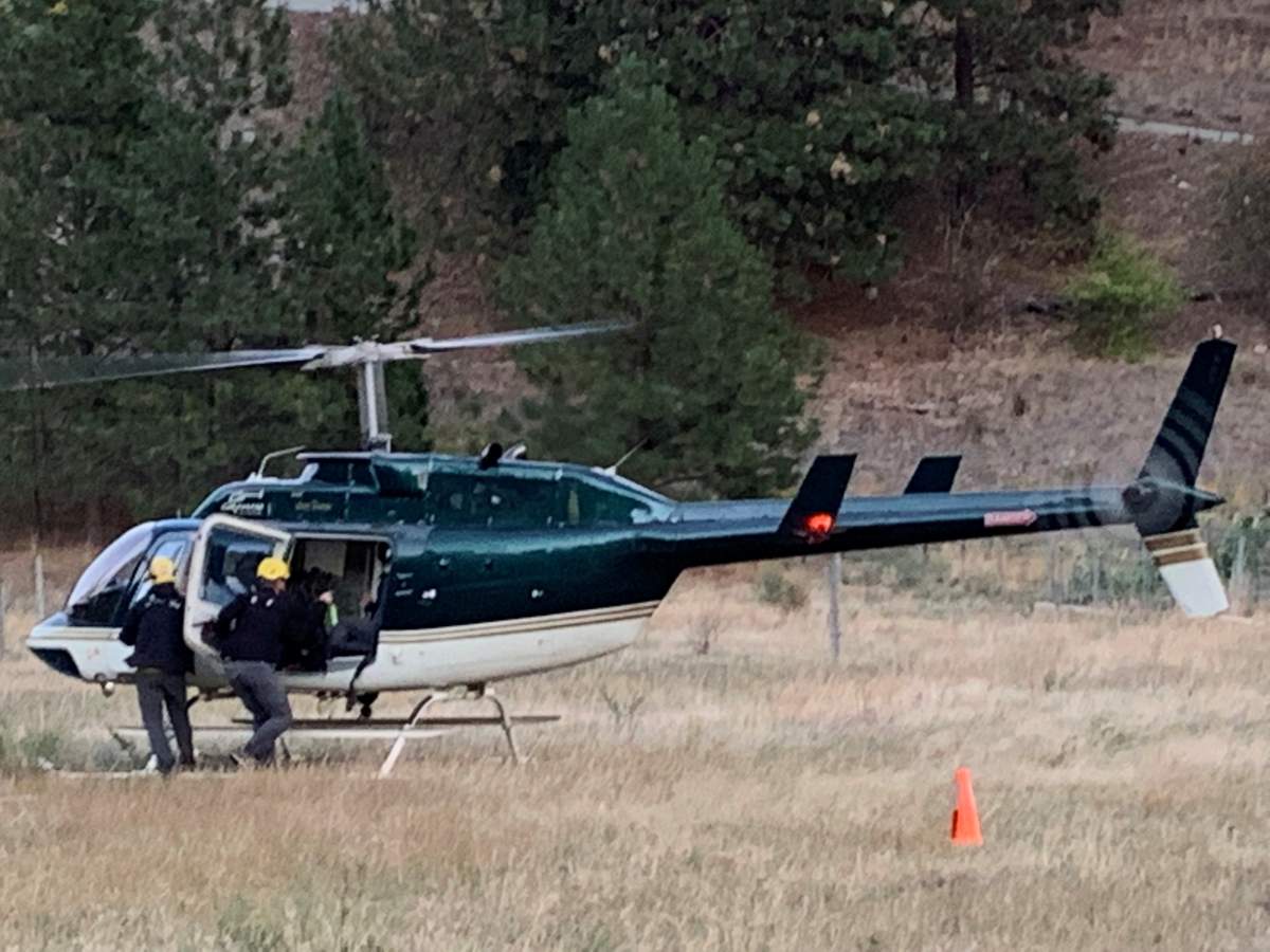 Central Okanagan Search and Rescue said the couple were hiking in the McCall Lake area above Peachland became disoriented on the trails. After circling a lake twice, they decided to call for help.