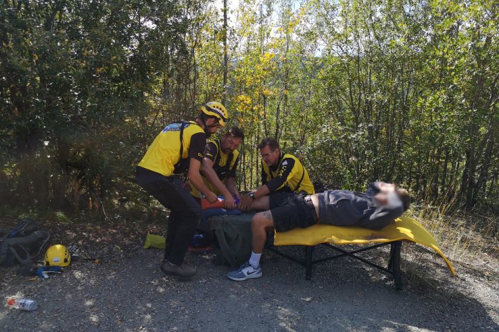 Injured rock climber rescued by Central Okanagan Search and Rescue