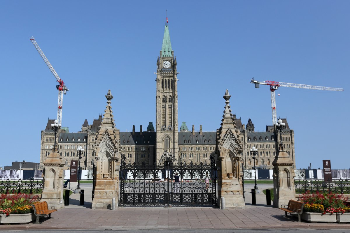 Centre block on Parliament Hill in Ottawa, Ontario on Sunday August 15, 2021. 