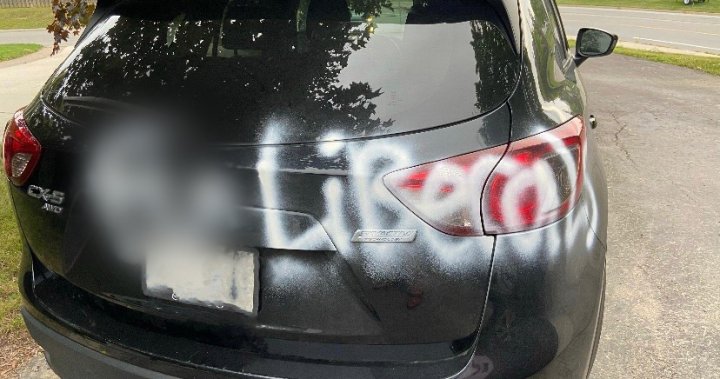 Liberal candidate’s car vandalized on his property while his family slept – National