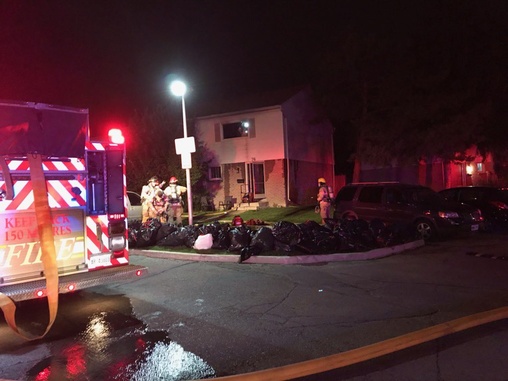 The London Fire Department says a blaze caused significant damage to a townhouse located at 1600 Culver Dr., Unit 76.