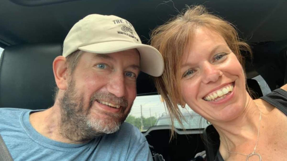 Sarah and Mike  VanNetten bidding farewell to Hamilton General on June 30, 2021. For 83 days, Mike was in the hospital with COVID-19. 