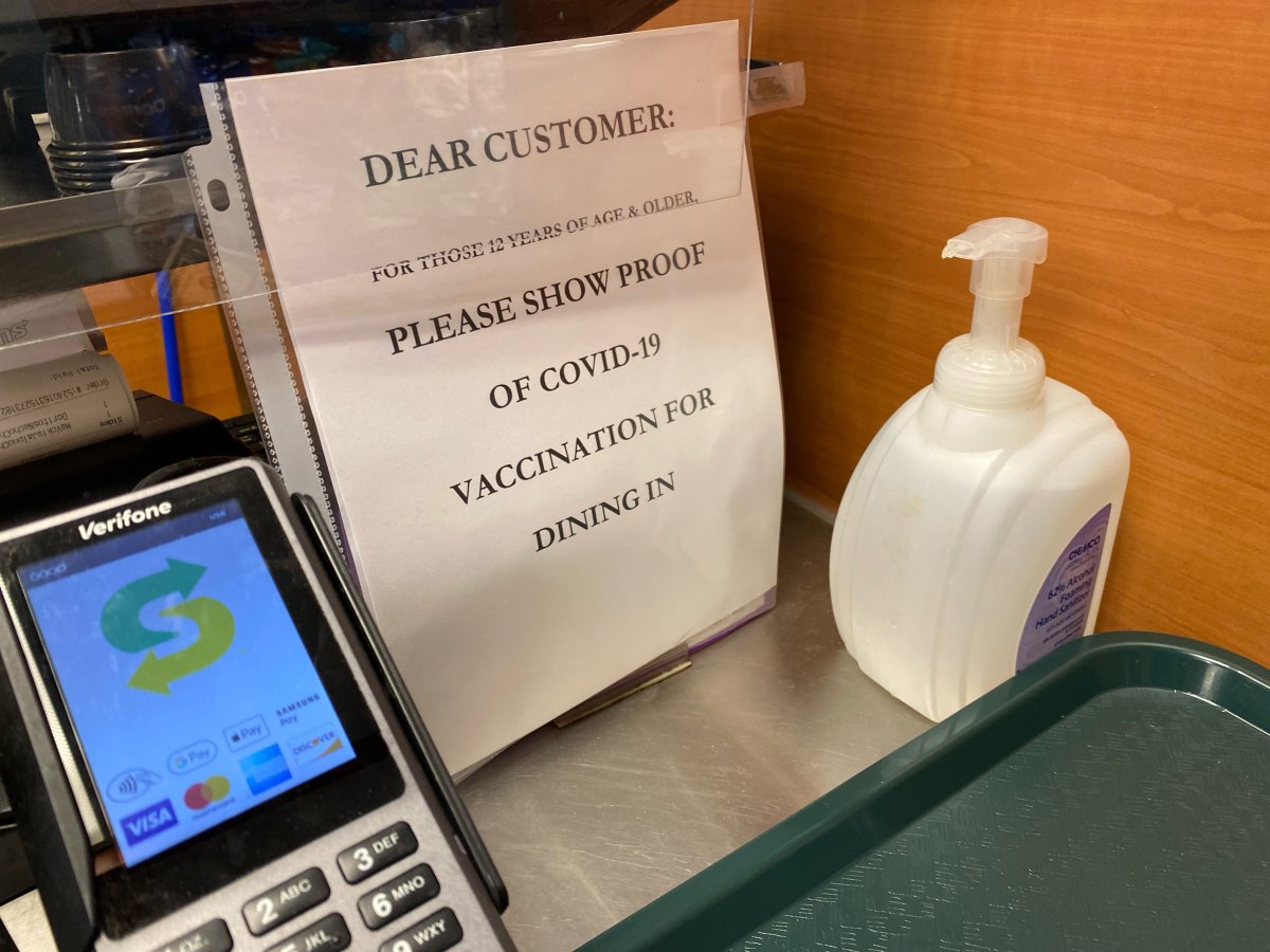 Peterborough Public Health says it will investigate all complaints about businesses not following the proof of vaccination requirement policy.