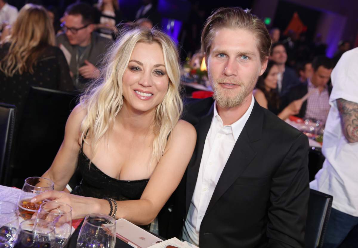 Kaley Cuoco and Karl Cook.