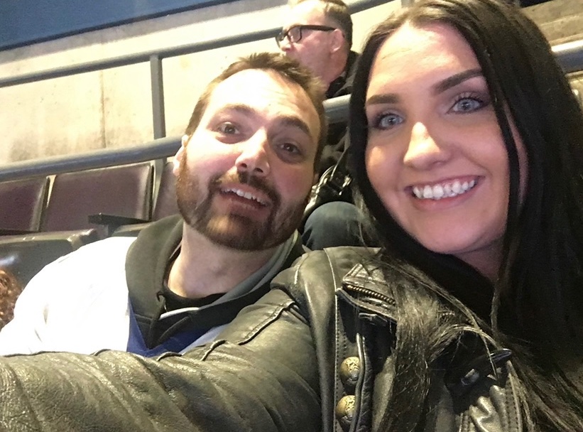 Chris Ferguson and his sister Julia.