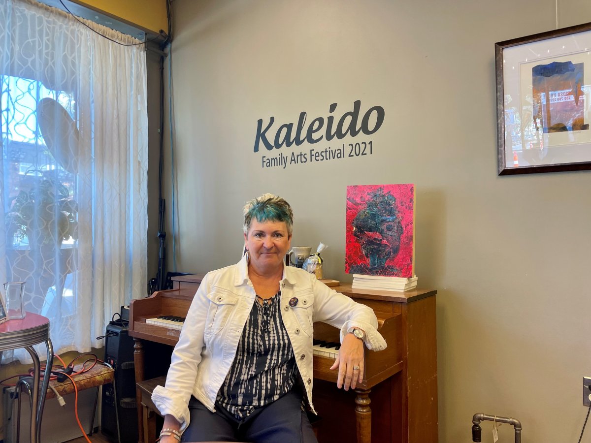 Local artist, Norma Collicott, is happy to have her artwork displayed over the weekend for the Kaleido 2021 on tour.
