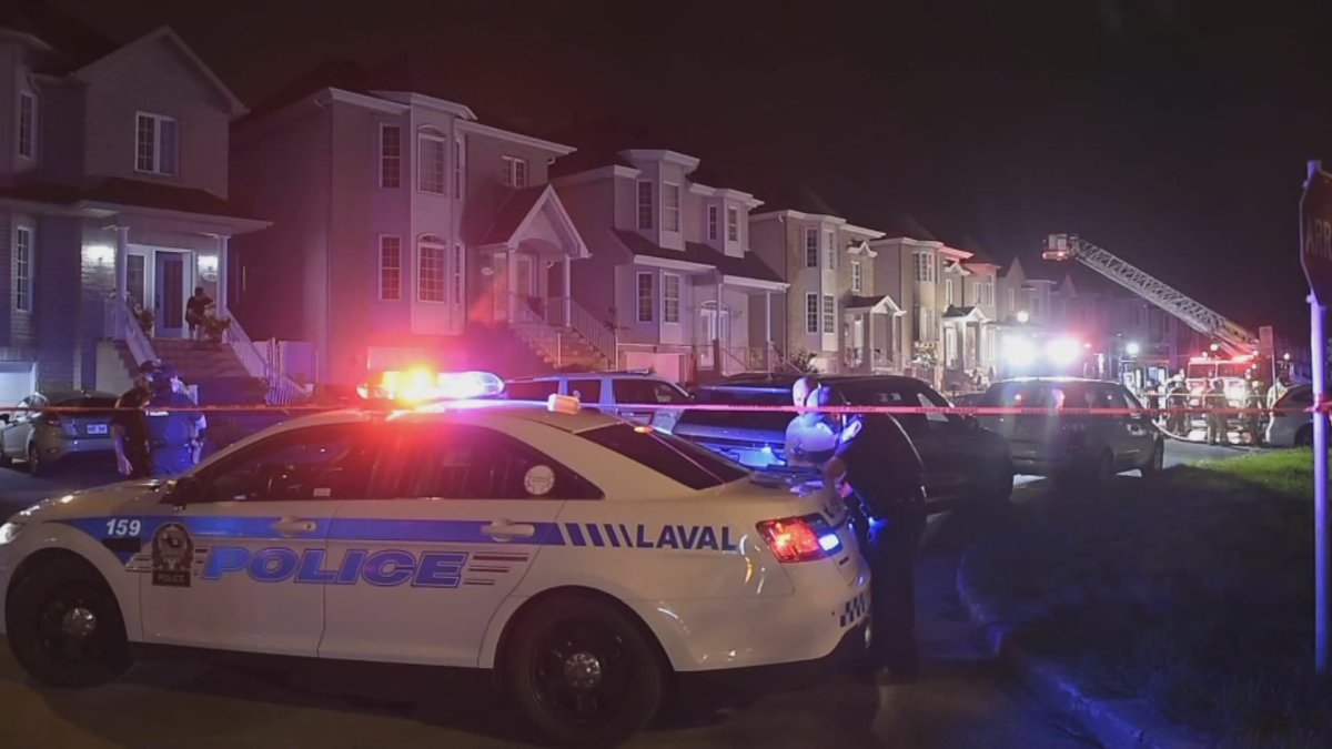 Two men in their twenties are in hospital after being shot in Laval Tuesday night. Tuesday, September 15, 2021.