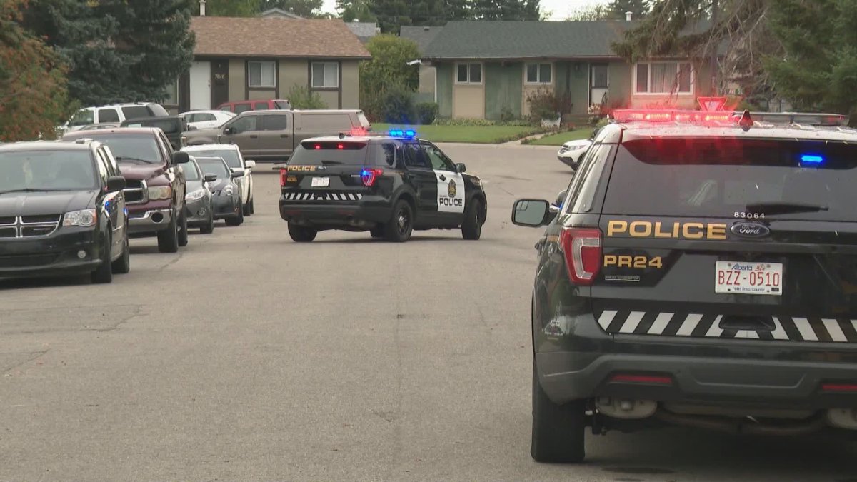 Calgary police responded to a standoff on Wednesday, Sept. 1, 2021.