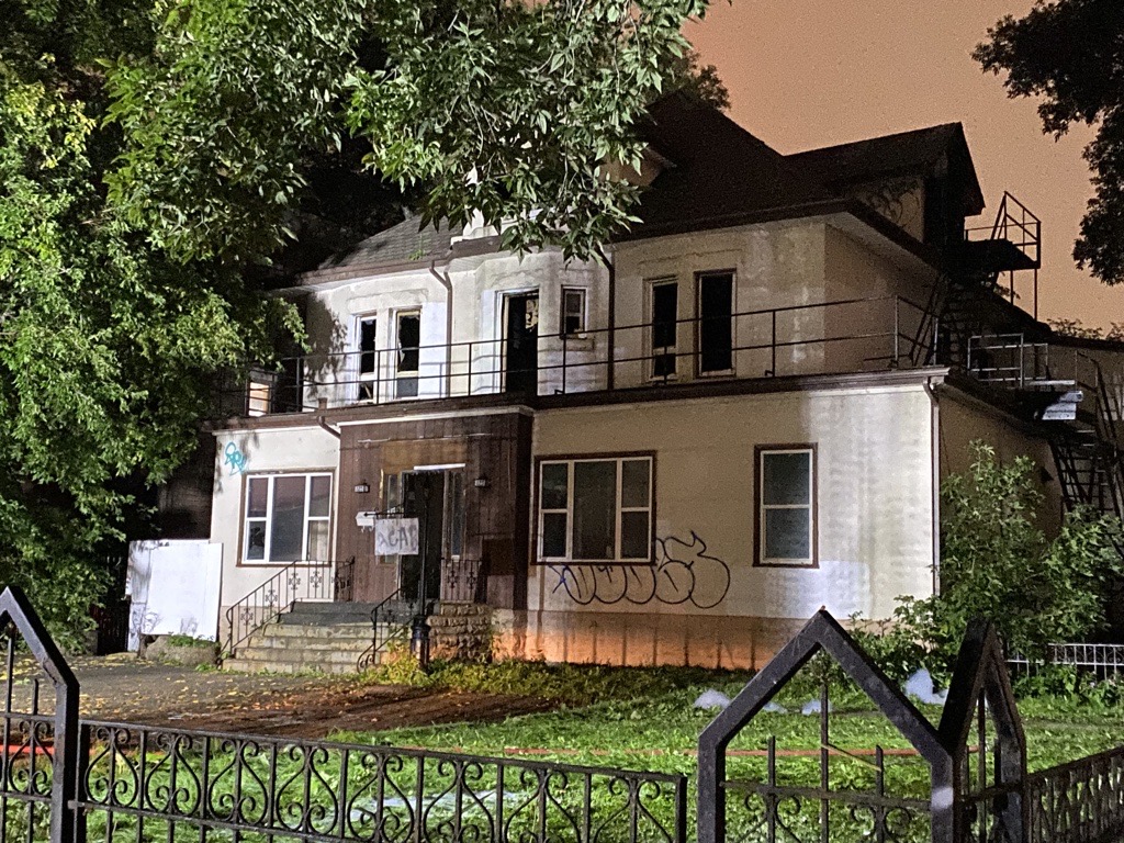 A fire on Mayfair Avenue in Winnipeg leaves a house completely damaged.