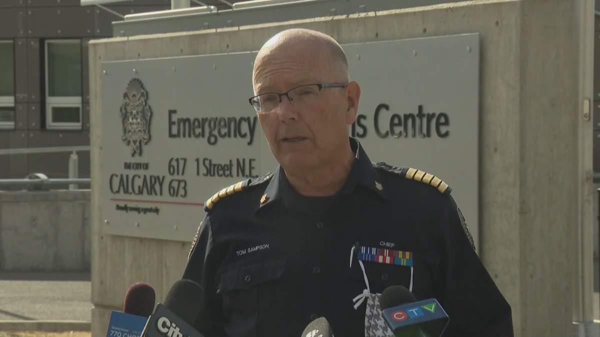 Tom Sampson, former Calgary Emergency Management Agency chief, pictured in 2020.