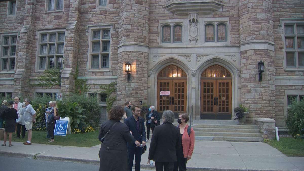 NDG-Westmount candidates debate at Victoria Hall. Tuesday September 14, 2021.