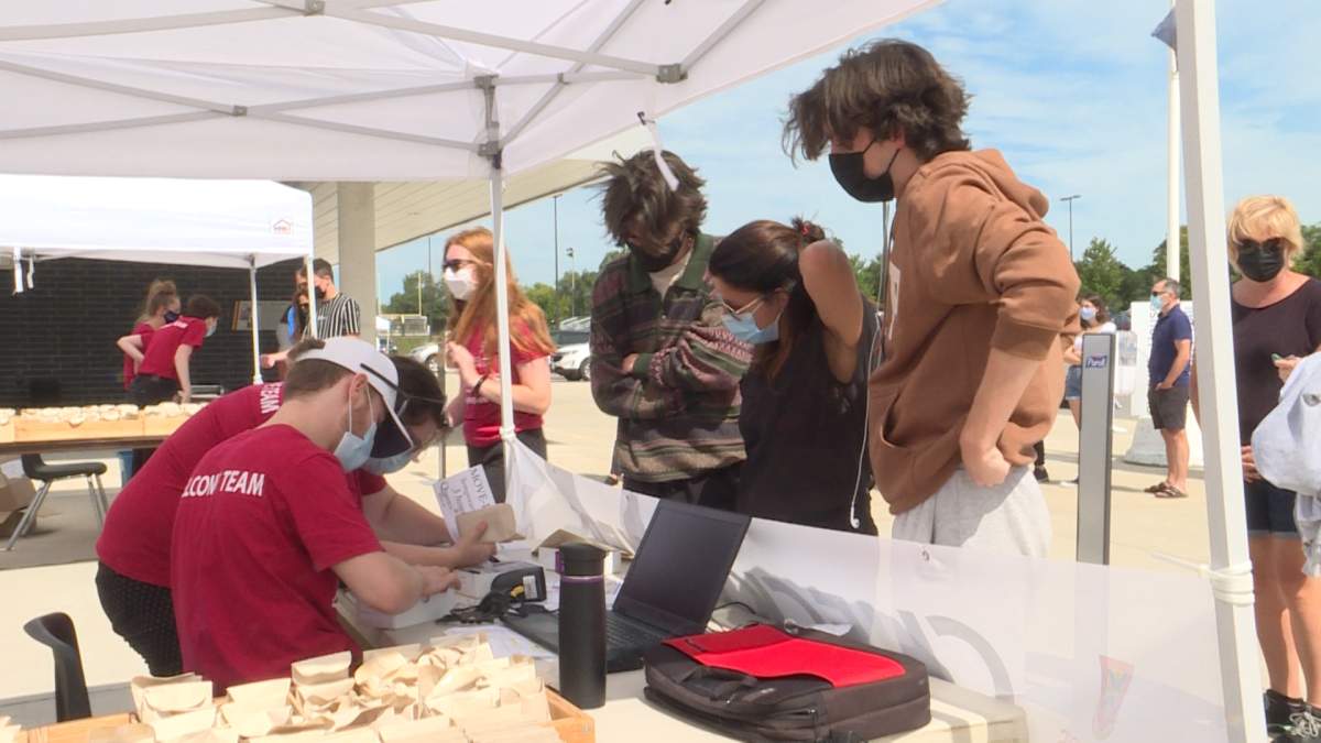 University district buzzing as Queen's University start to move into their residences for the school year.