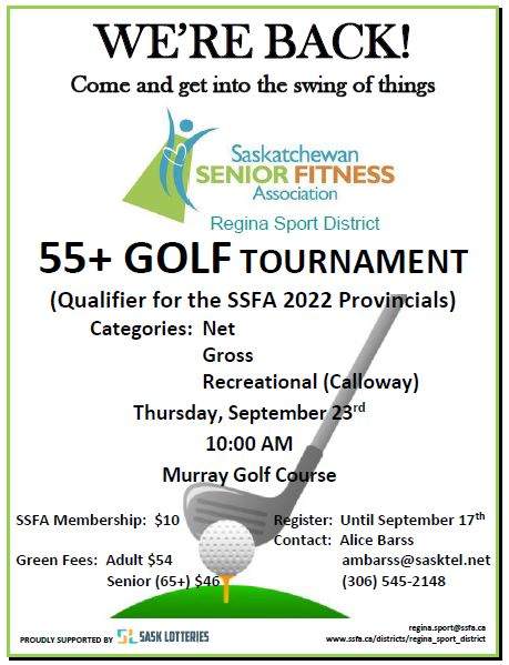 55+ GOLF TOURNAMENT (UPDATE) - image
