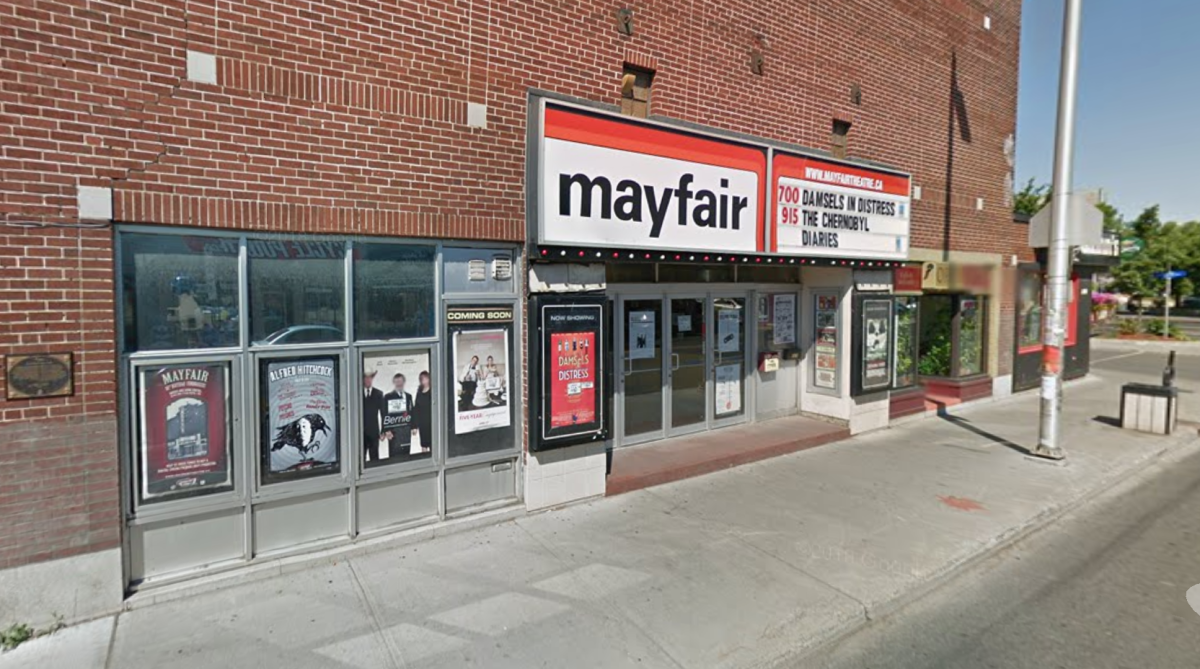 A listing putting the Mayfair Theatre in Old Ottawa South up for sale has been taken down.