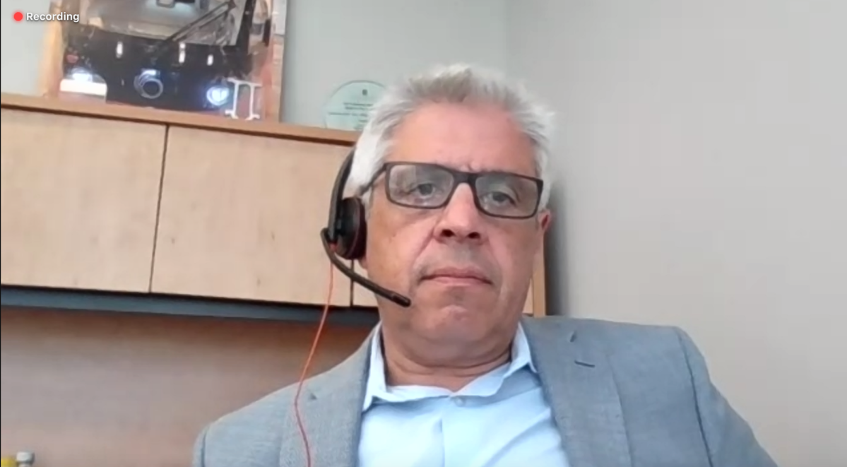 Rideau Transit Maintenance CEO Mario Guerra fielded questions from media, transit commissioners and councillors on Monday, Sept. 20, 2021 about recent derailments on the light-rail transit system.