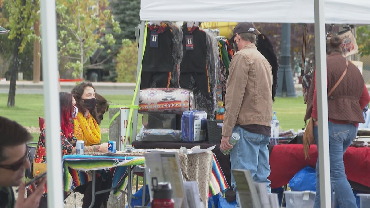 Tourism Lethbridge hosted Indigenous vendors and businesses at its Treaty 7 Day gathering on Wednesday. 
