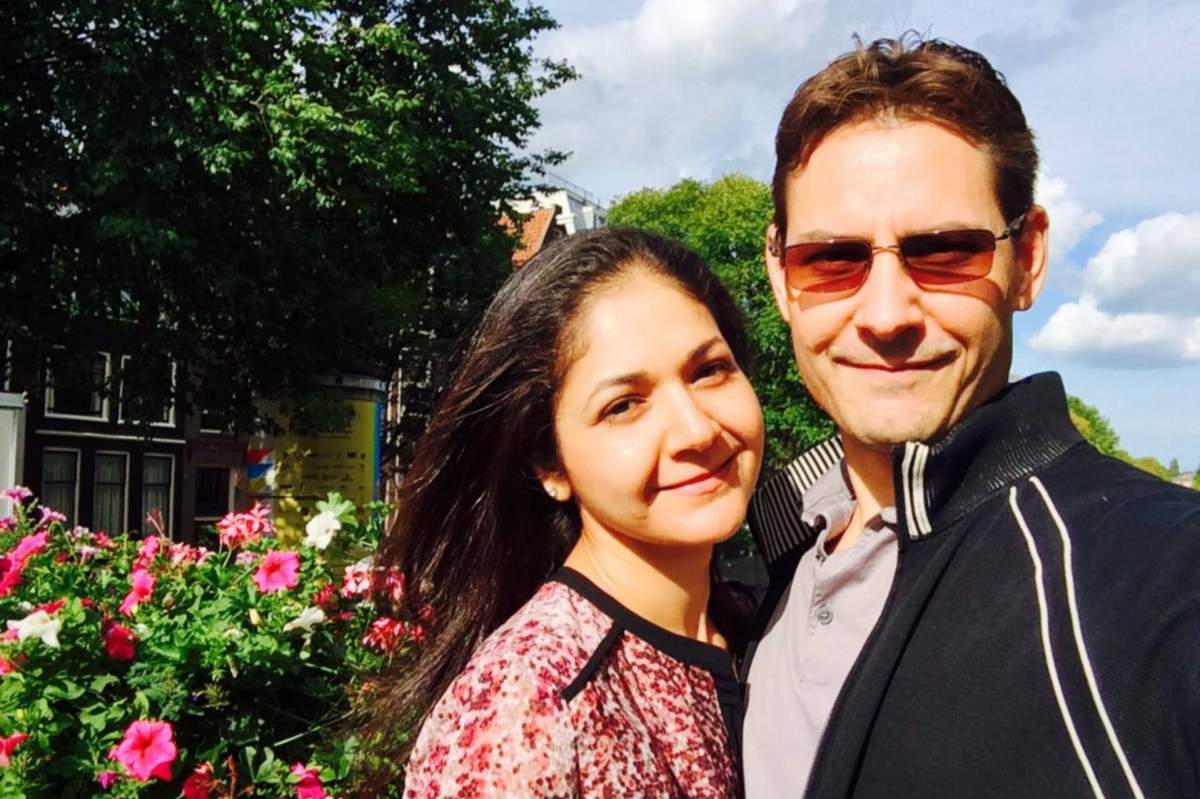 Michael Kovrig met his wife, Vina Nadjibulla, at Columbia University in 2001.