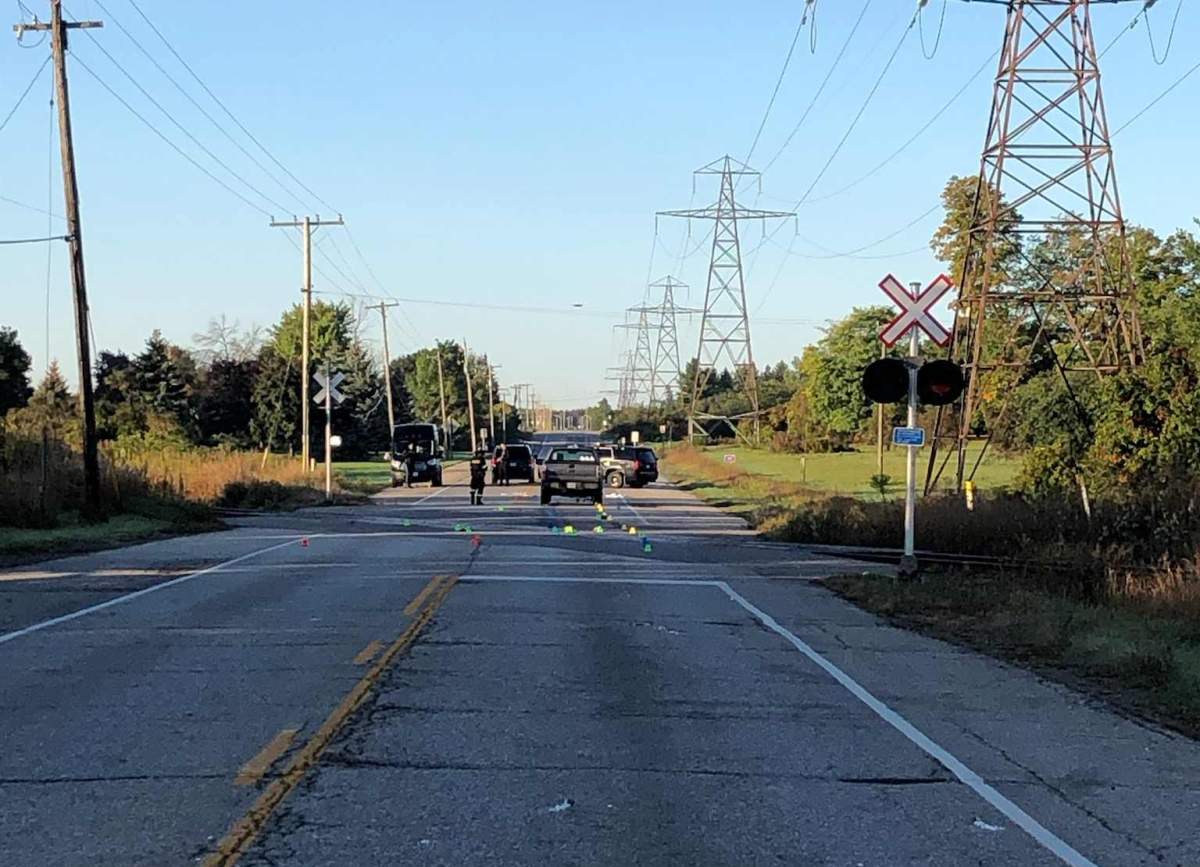 Wellington County OPP say a pedestrian was struck and killed by a pickup truck. 