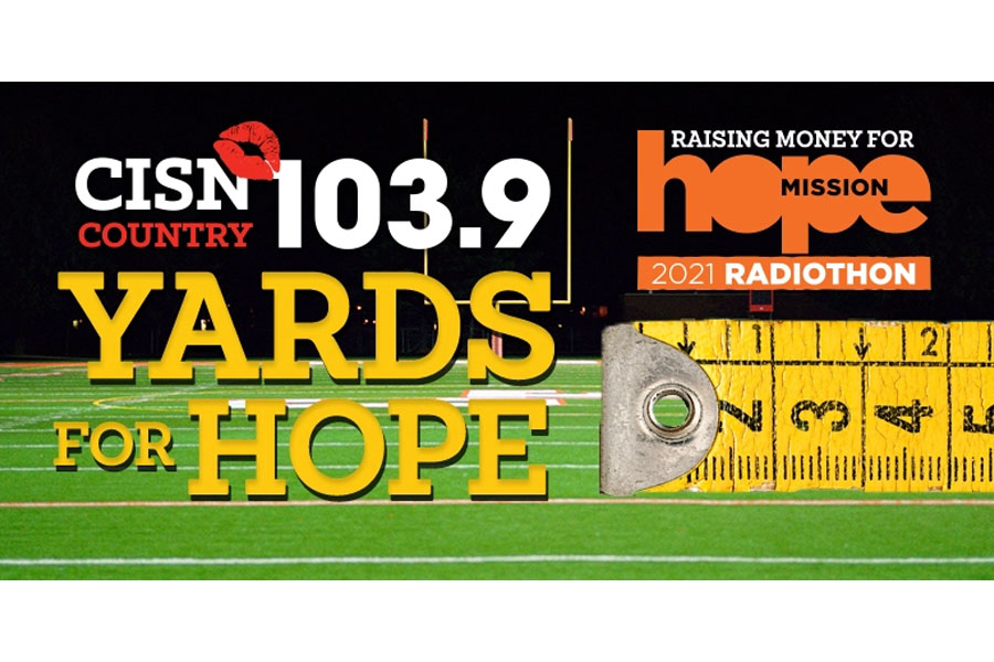 630 CHED supports: CISN Country 103.9 Yards for Hope - image